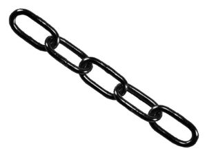 Faithfull Tools Black Japanned Chain (Reel)