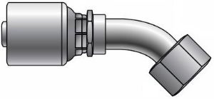 Gates MegaCrimp® Female 45° SAE Inverted 45° Cone Couplings