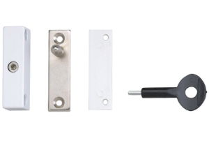 P118 AUTO WINDOW LOCK WHITE FINISH PACK OF 2