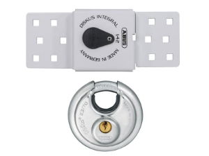 142 SERIES SLIDING DOOR VAN LOCK & 23/70MM DISKUS PADLOCK