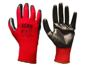 Scan® Safety & Workwear Products Nitrile Coated Knitted Gloves