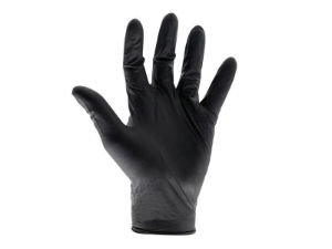 Scan® Safety & Workwear Products Heavy-Duty Nitrile Disposable Gloves, Black