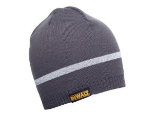 KNITTED BEANIE HAT - GREY