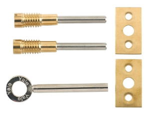 8013 DUAL SCREW WINDOW LOCK BRASS FINISH PACK OF 2
