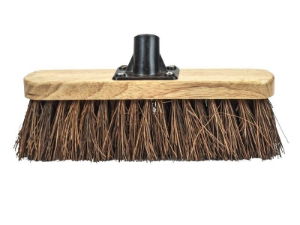 BROOM HEAD BASSINE VARNISHED 300MM (12IN) THREADED SOCKET