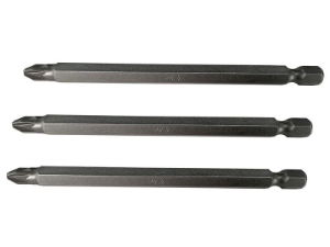 Faithfull Tools S2 Power Screwdriver Bits, Pozidriv