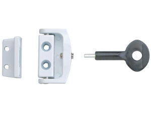 P113 TOGGLE WINDOW LOCKS WHITE PACK OF 2