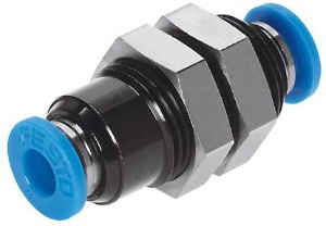 Festo QS Equal Bulkhead Connector