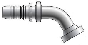 Gates GlobalSpiral™ SAE Flange 67° Swept Elbow Code 61