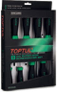 Toptul® Slotted & Phillips Super-Grip Screwdriver Set