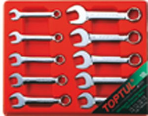 Toptul® 15° Offset Midget Combination Wrench Set