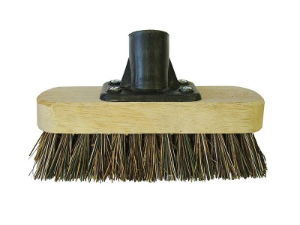 DECK SCRUB BROOM HEAD 175MM (7IN) THREADED SOCKET