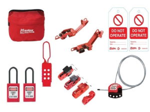 GENERAL MAINTAINCE LOCKOUT / TAGOUT KIT 15-PIECE