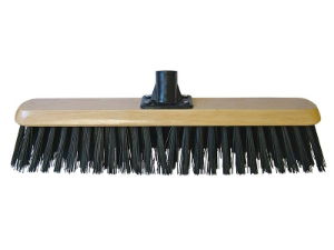 PLATFORM BROOM HEAD BLACK PVC 45CM (18IN) THREADED SOCKET