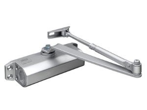CE3F FIXED SIZE 3 RACK & PINION DOOR CLOSER SILVER