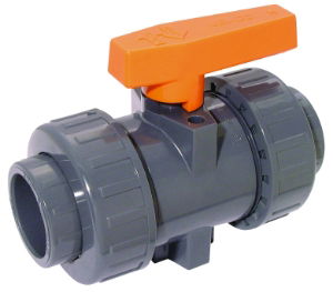 Vale® ABS industrial double union ball valve with EPDM Seals 