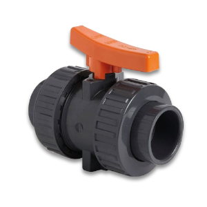 Vale® PVC Industrial Double Union Ball Valve (EPDM Seals)