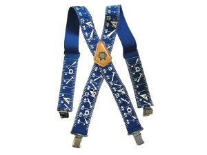 HEAVY-DUTY BRACES 50MM WIDE - BLUE