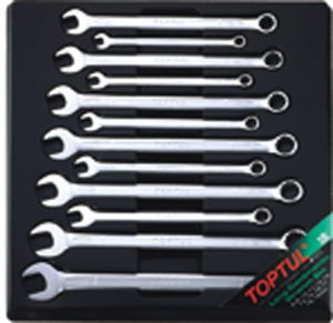 12 Piece 15° Offset Long Combination Wrench Set