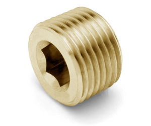 Ham-Let® brass Pipeline NPT socket head plug 