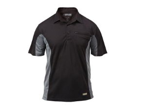 Apache Dry Max Black/Grey Polo Shirt